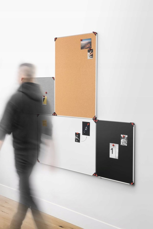 Πίνακας κιμωλίας MemoBe Idea Edge 60x45cm πλαίσιο αλουμινίου