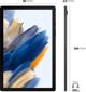 Tablet Samsung Tab A8 10.5" 32 GB Szary (SM-TABSA1TZA0208)