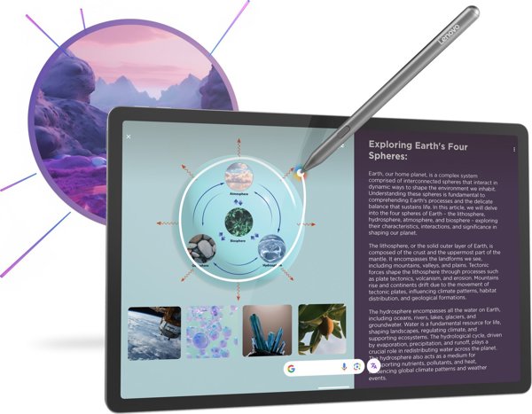 Lenovo Tab P12 Pro Tablet 12.7" 256GB Γκρι (ZAE40020SE)