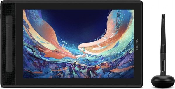 Huion Kamvas Pro 13 2.5K Γραφικό Tablet, 13.3", Γκρι/Μαύρο