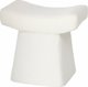 Taboret w pluszowym obiciu LIDAL, wys. 45 cm