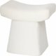 Taboret w pluszowym obiciu LIDAL, wys. 45 cm