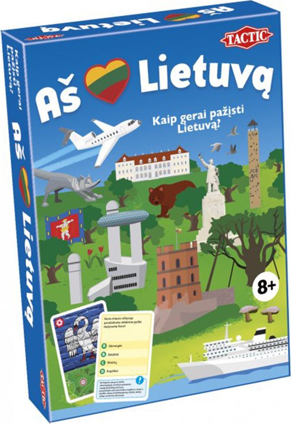 Tactic TACTIC Board game I Love Lithuania (In Lithuanian lang.)
