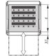 Taca teleskopowa SCHROFF 19 do Varistar, Novastar, Eurorack, 70 kg, RAL 7035, 600W 800D