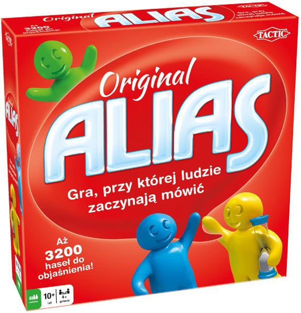 Tactic Επιτραπέζιο Παιχνίδι Alias Original – Παιχνίδι Λεξιλογίου και Περιγραφής για Παρέες
