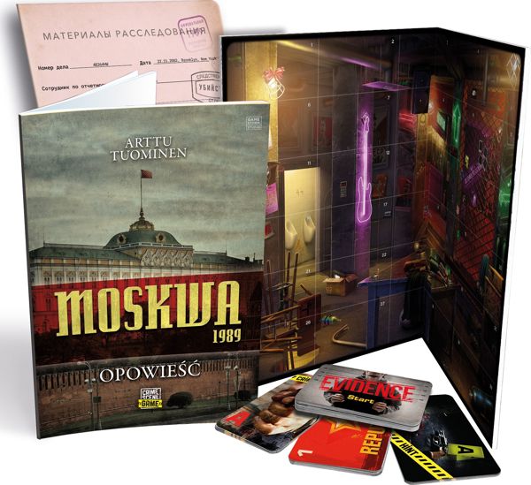 Tactic Επιτραπέζιο Παιχνίδι Crime Scene: Moskwa 1989 - Μυστήριο και Έρευνα