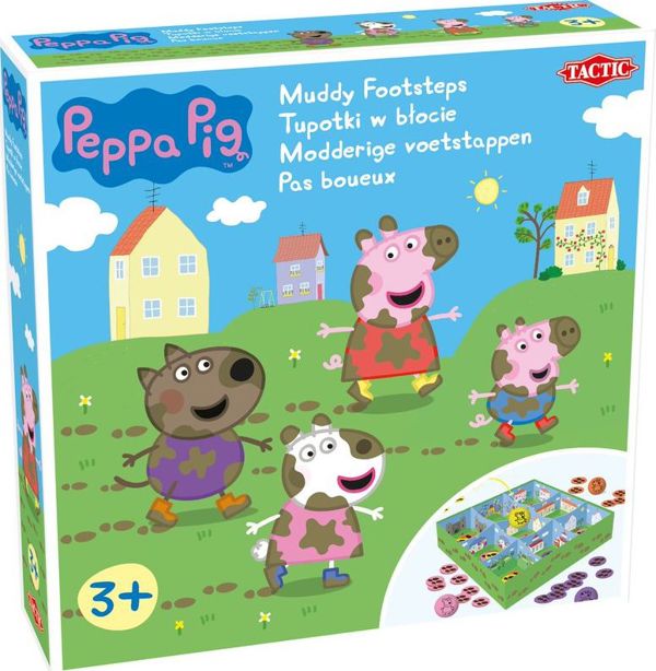 Tactic Επιτραπέζιο Παιχνίδι Peppa Το Γουρουνάκι: Βηματισμοί Στη Λάσπη