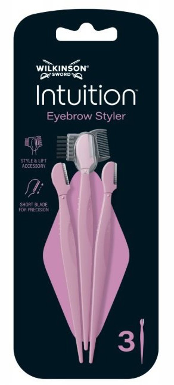 Tanita Intuition Eyebrow Styler - Γυναικεία Ξυριστική Μηχανή για Φρύδια, 3 Τεμάχια