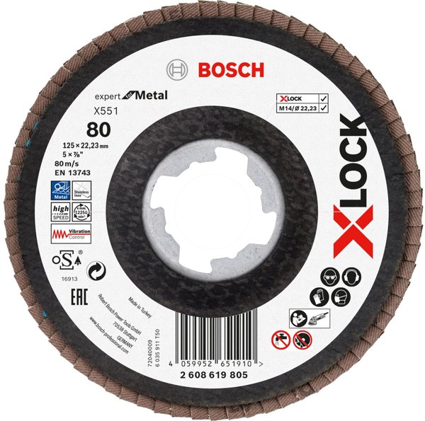 Tarcza listkowa     X551 125mmG80XLock