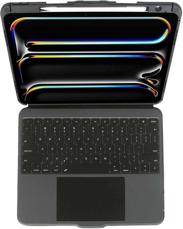Targus Versavu Θήκη με Ασύρματο Πληκτρολόγιο και Trackpad, Bluetooth 5.0, QWERTY, Μαύρο