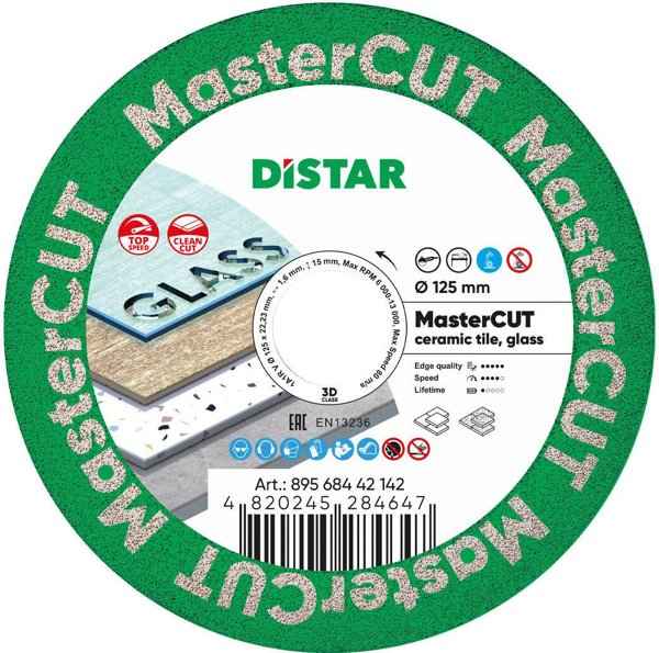 TARCZA DIAMENTOWA MASTERCUT 125*1,6/1,0*15*22,23