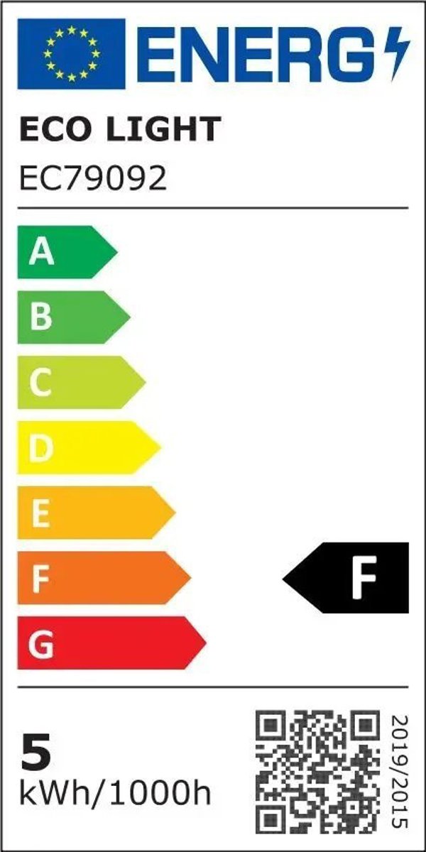 Ecolight2 Ταινία LED EC79092 24W 5m 4000K 200lm Λευκό Φως