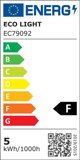Ecolight2 Ταινία LED EC79092 24W 5m 4000K 200lm Λευκό Φως