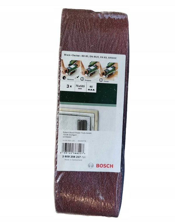 TASMA SZLIFIERSKA 75x533, G60, DREWNO