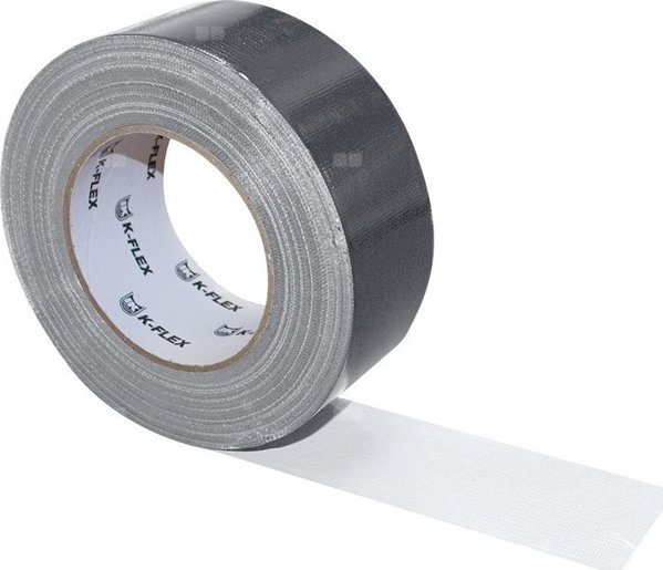 K-Flex Ταινία Duct Cloth Υψηλής Αντοχής - 160 μm x 50 mm x 50 m - Ασημί (Γκρι) - 85NDAL50050164S