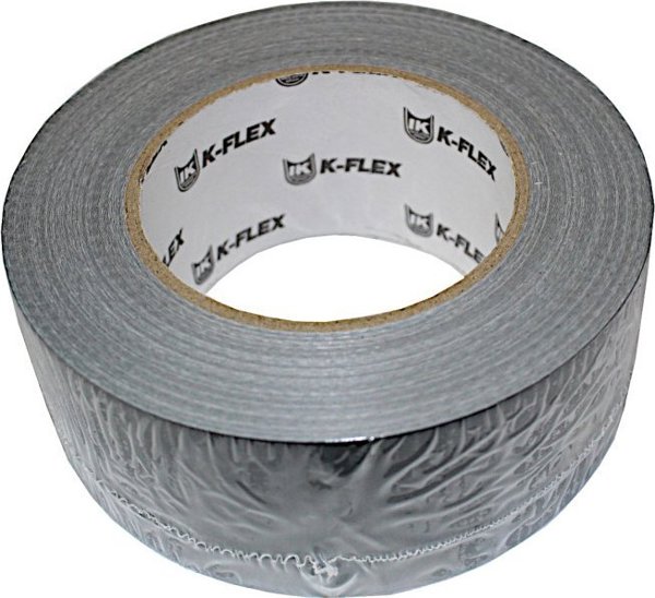 K-Flex Ταινία Duct Cloth Υψηλής Αντοχής - 160 μm x 50 mm x 50 m - Ασημί (Γκρι) - 85NDAL50050164S