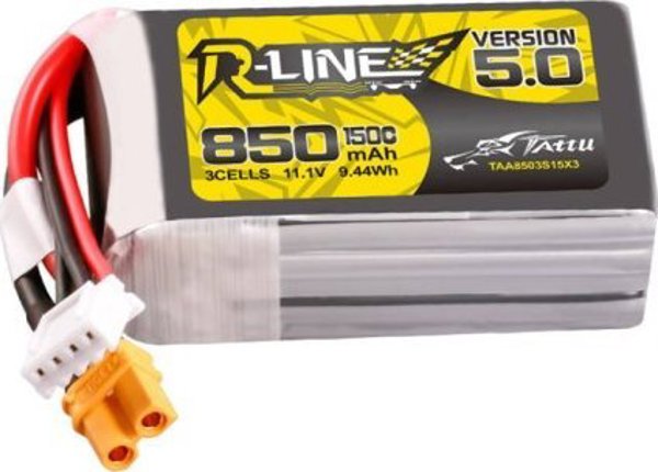 Μπαταρία Tattu R-Line Version 5.0 850mAh 3S 11.1V 150C XT30U-F για Drones
