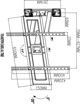 TB Print TB-754E Επιτοίχια Βάση Τηλεόρασης 37'' - 70'', VESA 400x400 mm, με Οριζόντια Ρύθμιση