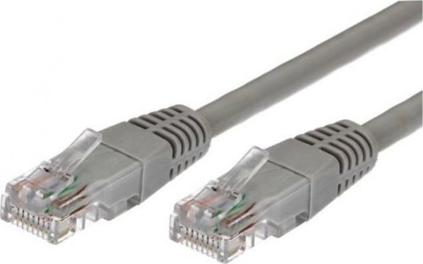 TB Print TB Kabel Patchcord kat.5e RJ45 UTP 3m. szary  - paczka 10 sztuk