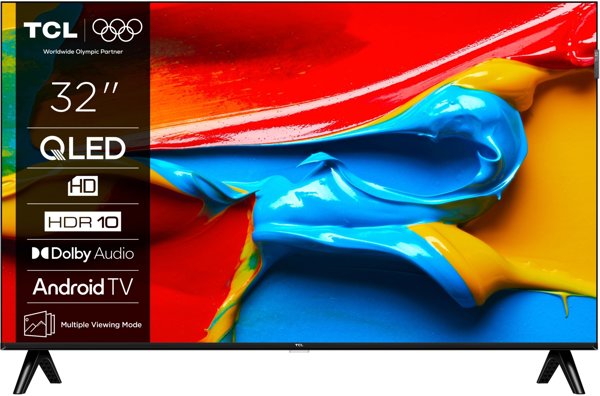 TCL 32V4C Telewizor 81,3 cm (32") HD Wi-Fi Czarny