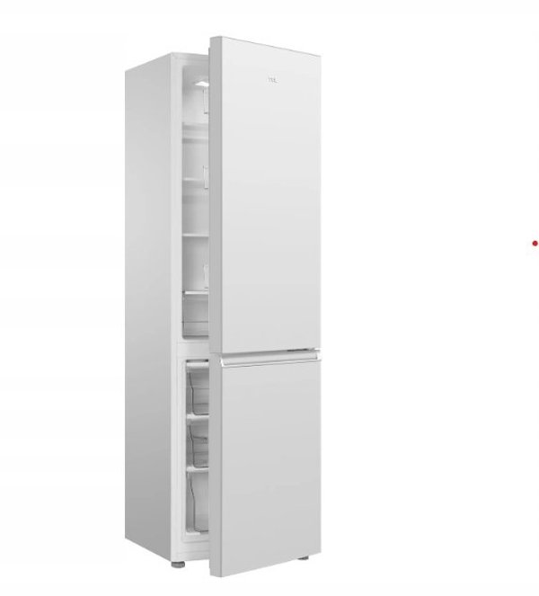 TCL Šaldytuvas | RF260BWE0 | Energy efficiency class E | Free standing | Combi | Height 182.3 cm | Šaldytuvas net capacity 187 L | Šaldiklis net capacity 73 L | 40 dB | Baltas
