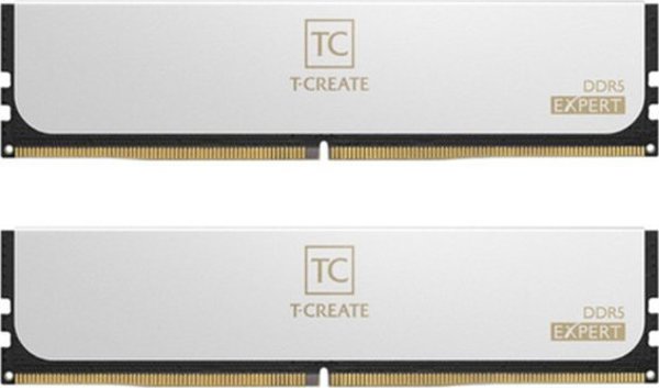 Team Group DDR5 - 32GB - 6000 - CL - 30 (2x 16 GB) dual kit, RAM (Χρώμα: ΛΕΥΚΟ, CTCWD532G6000HC30DC01, T-CREATE EXPERT, AMD EXPO)