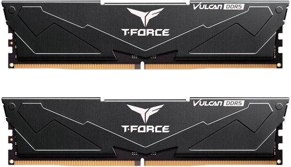 TeamGroup RAM VULCANα Black 32GB (2x16GB) DDR5 6000MHz CL30 - Desktop Memory Kit