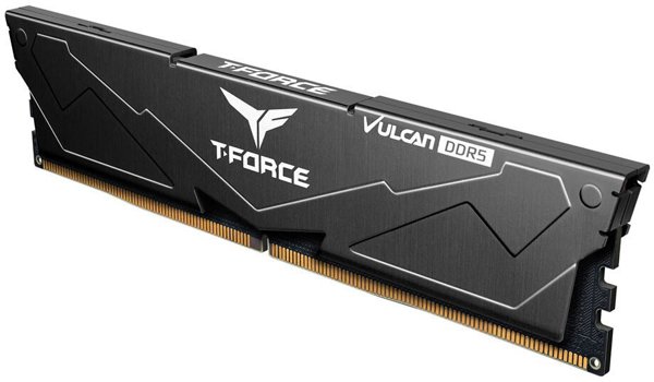 TeamGroup RAM VULCANα Black 32GB (2x16GB) DDR5 6000MHz CL30 - Desktop Memory Kit