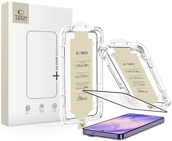 Tech-Protect Προστατευτικό Οθόνης Quick Set AR+ για Samsung Galaxy S26 Ultra - Anti-Glare - Black