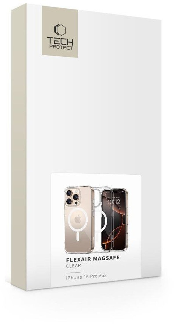 Θήκη Tech-Protect FlexAir Magsafe Apple iPhone 16 Pro Max, διάφανη