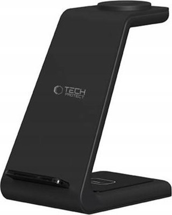 TECH-PROTECT QI15W-A36 3IN1 ΑΣΥΡΜΑΤΟΣ ΦΟΡΤΙΣΤΗΣ ΓΙΑ ANDROID ΜΑΥΡΟ 14445174 5906302372164