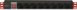 Techly PDU Rack 1U, Πολύπριζο 8 θέσεων Schuko/UNEL, Καλώδιο C20 3m, 16A, 250V