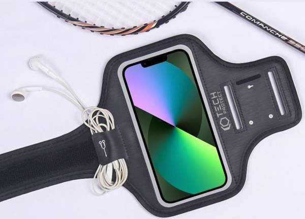 Tech-Protect M2 Universal Αθλητική Θήκη Ώμου για Smartphone - Μαύρη