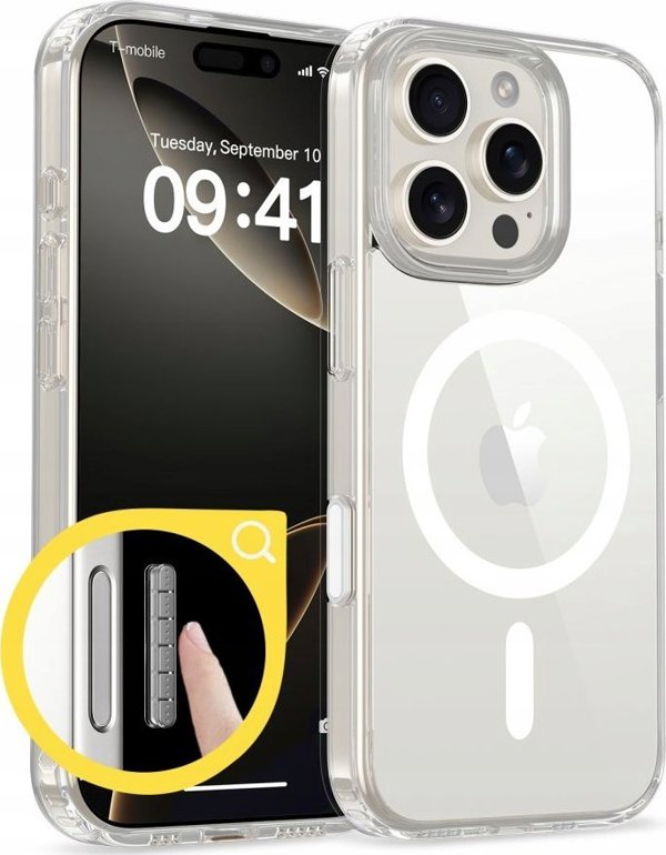 TECH-PROTECT FLEXAIR HYBRID CC MAGSAFE IPHONE 16 PRO MAX ΔΙΑΦΑΝΕΣ