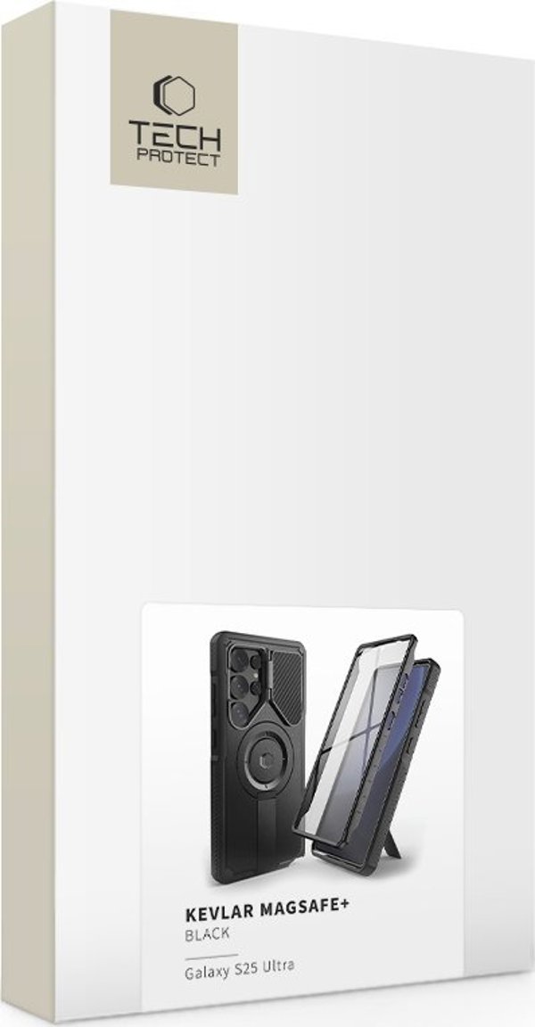 TECH-PROTECT KEVLAR MAGSAFE+ GALAXY S25 ULTRA BLACK