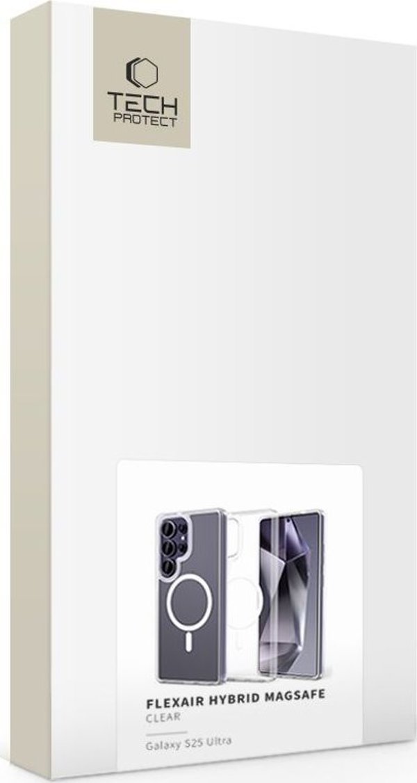 Tech-Protect Θήκη FlexAir Hybrid MagSafe για Samsung Galaxy S25 Ultra Clear