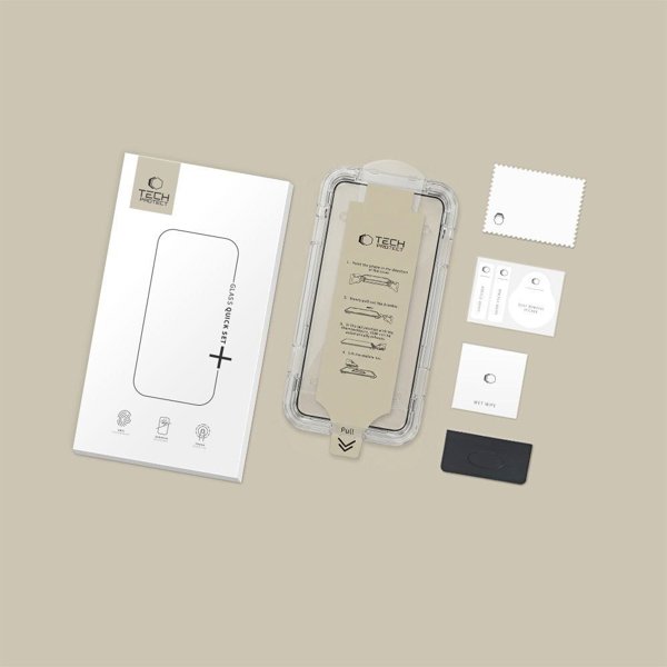 Tech-Protect Προστατευτικό Τζάμι Quick Set AR+ για Samsung Galaxy S26, Αντιθαμβωτικό, Black