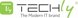 Techly Βάση Τοίχου TV 13-43'' Περιστρεφόμενη & Κεκλιμένη Έως 20kg