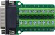 TecLine D-Sub 15 Terminal Block Plug, 2 Row, Screw Terminal, 4043718345991