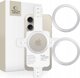 Tech-Protect MMP-110 Μαγνητικό Δαχτυλίδι MagSafe για Θήκες Smartphone, Ασημί, 2in1