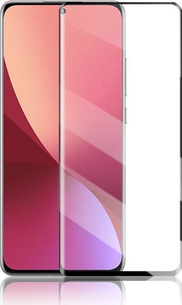 Mocolo Προστατευτικό Γυαλί 3D Full Glue για Xiaomi 12 Pro - 9H Σκληρυμένο Γυαλί Οθόνης (Μαύρο)