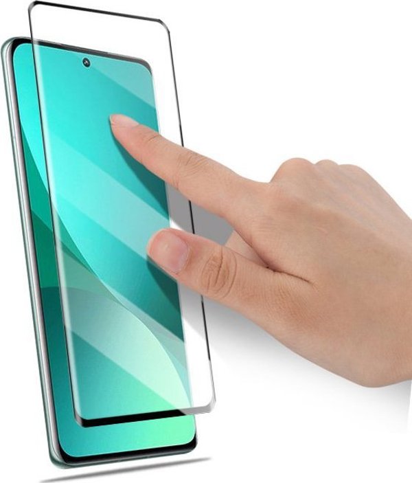 Mocolo Προστατευτικό Γυαλί 3D Full Glue για Xiaomi 12 Pro - 9H Σκληρυμένο Γυαλί Οθόνης (Μαύρο)