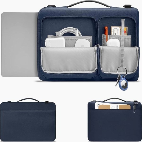 TECH-PROTECT DEFENDER BAG LAPTOP 13-14 NAVY BLUE