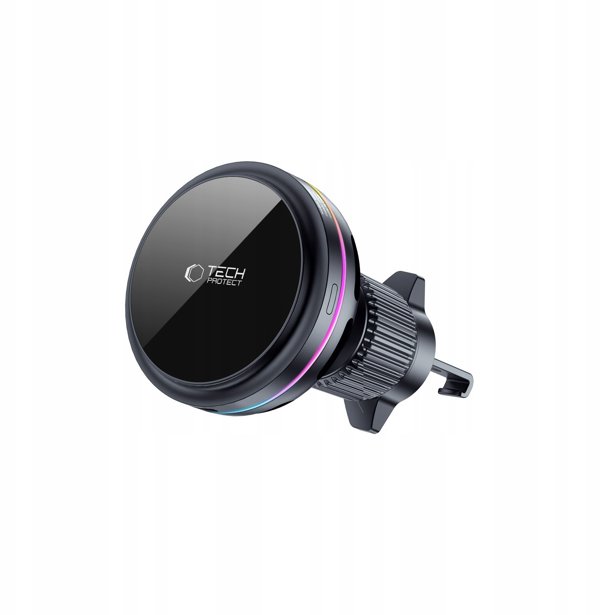 TECH-PROTECT V9 ARCTICBOOST MAGNETIC MAGSAFE DASHBOARD & VENT CAR MOUNT WIRELESS CHARGER 25W QI2.2 BLACK