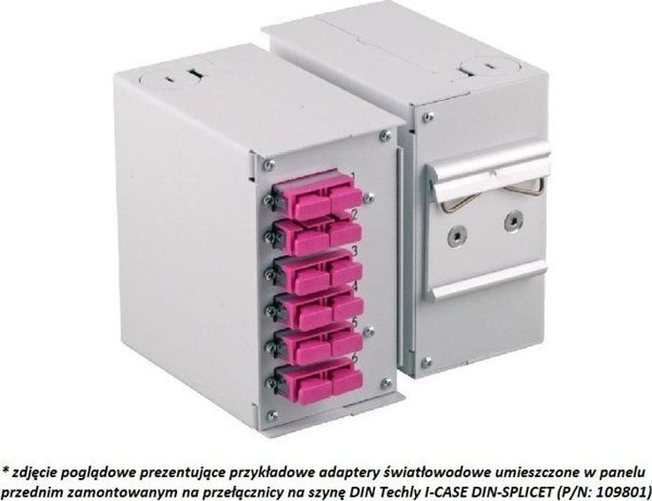 Techly Μπροστινό Πάνελ για Διανομέα 109801 με 6 Προσαρμογείς (8051128109818)