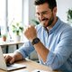 Tech-Protect Nylon Elite Λουράκι για Apple Watch 8 / 9 / 10 / 11 / SE / Ultra (44 / 45 / 46 / 49 mm) Πράσινο / Πορτοκαλί