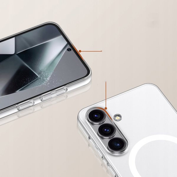 Case SAMSUNG GALAXY S25 Tech-Protect Magslim MagSafe Matte transparent