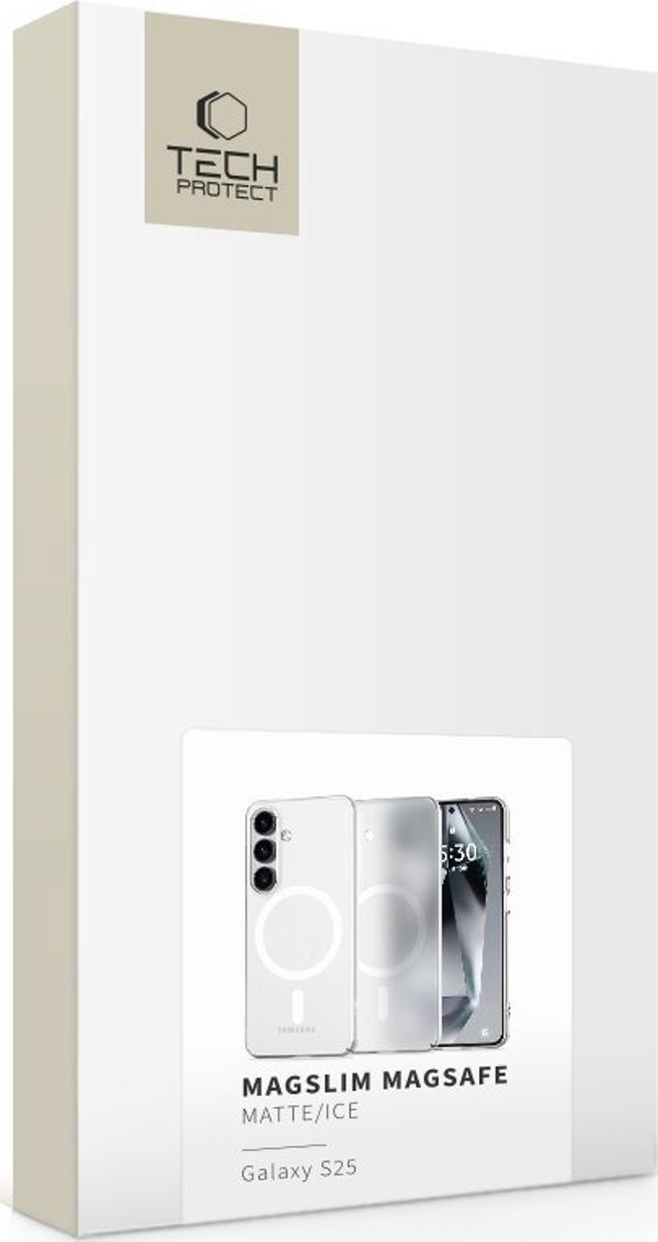 Case SAMSUNG GALAXY S25 Tech-Protect Magslim MagSafe Matte transparent