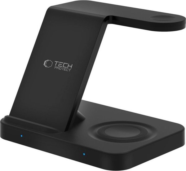 Φορτιστής TECH-PROTECT QI15W-A37 3IN1 Ασύρματος για Android & Apple Μαύρο