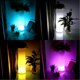Techly Γλάστρα Φωτιζόμενη LED RGB με Τηλεχειριστήριο, Πλαστική, Πολύχρωμη